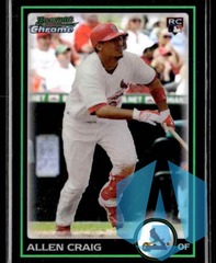 2010 Bowman Chrome Draft Allen Craig RC Rookie #BDP93